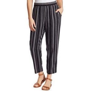 Jessica Simpsons elastic wait striped pants size L